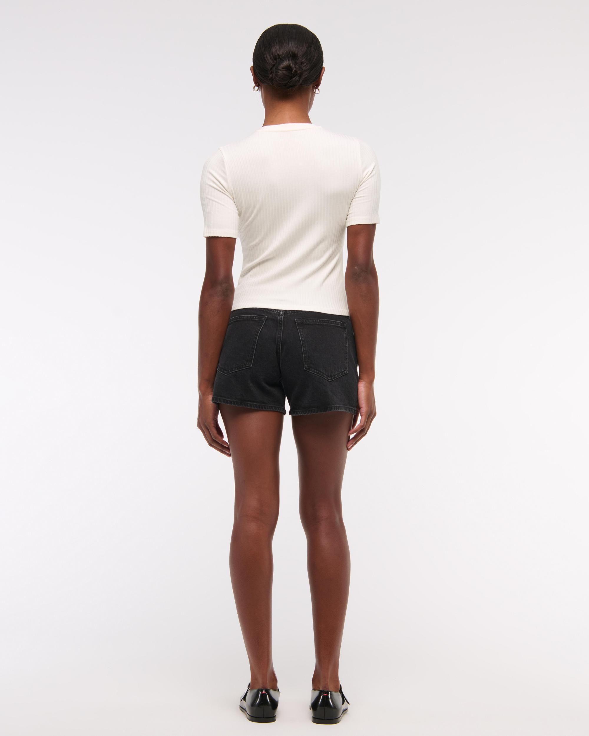 Half-Sleeve Henley Top Product Image