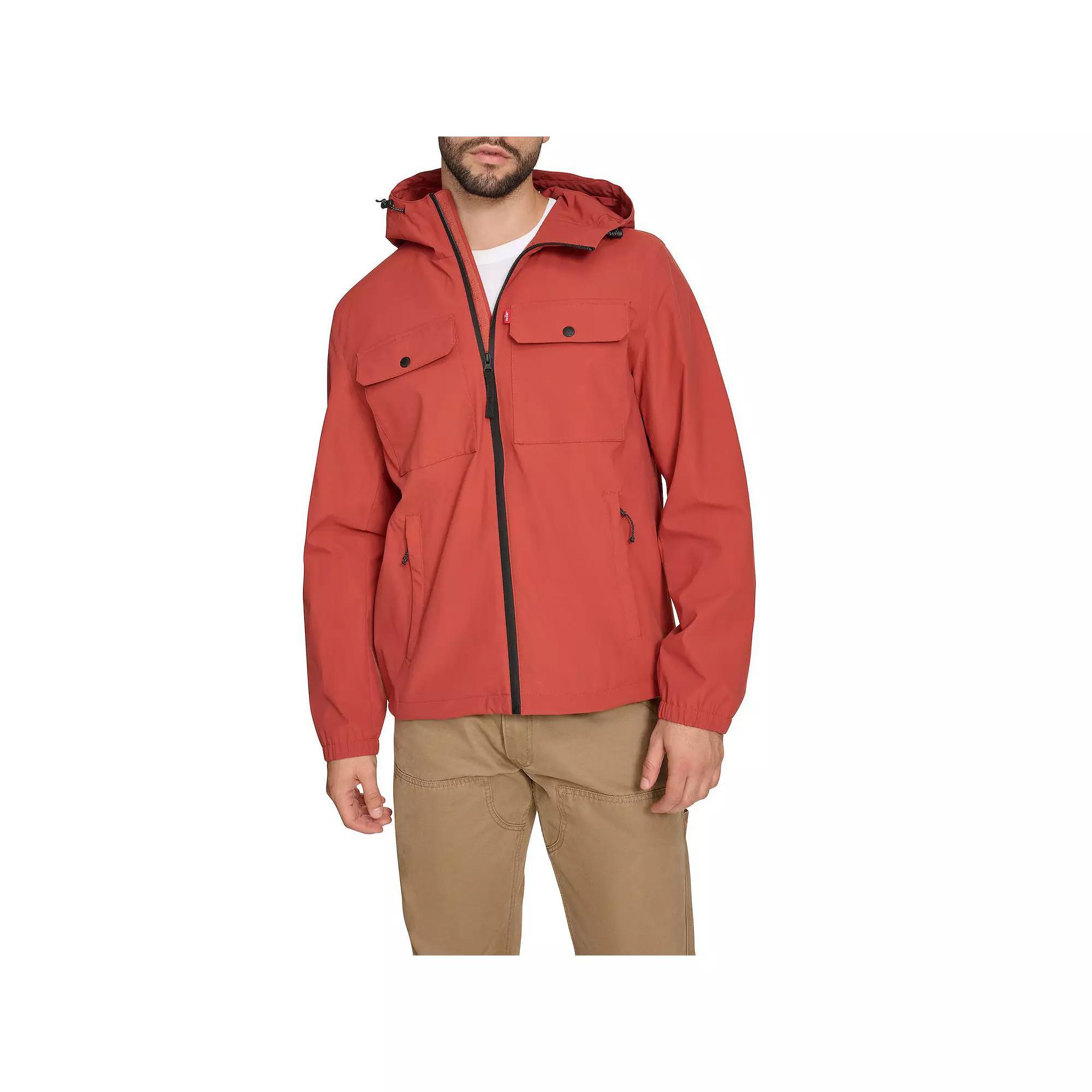Men's Levi's® Hooded Performance Jacket, Size: XXL, Red Product Image