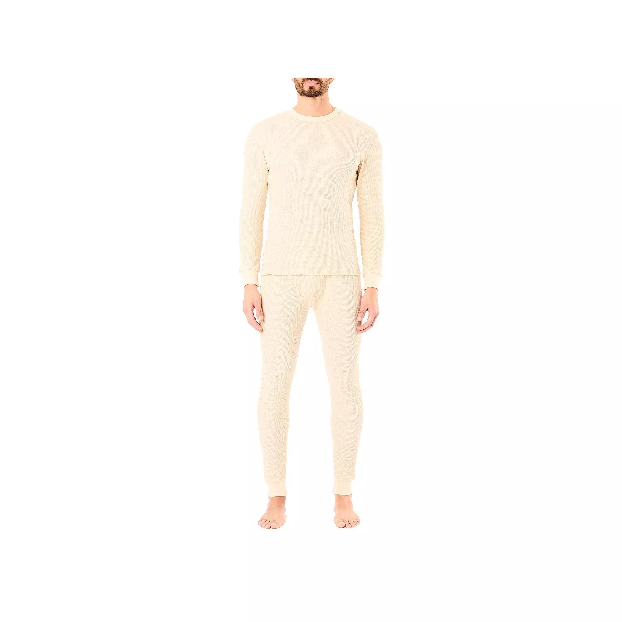 Men's Smith's Workwear 2-piece Thermal Set, Size: Large, White Product Image