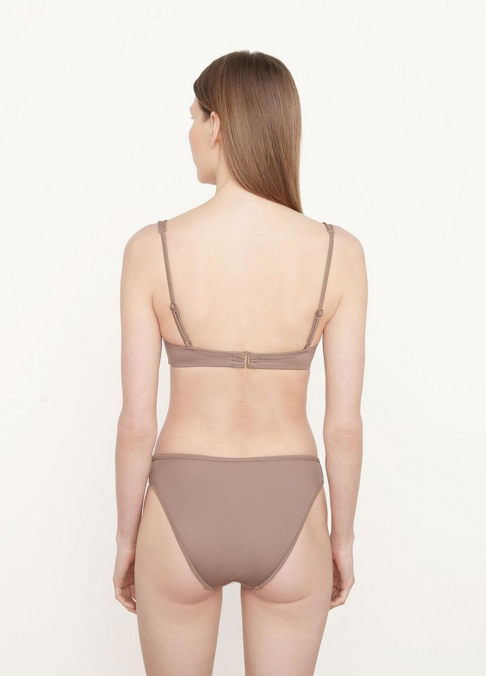 Womens Nu Swim High-Cut Bottom, Taupe, Size L Vince Product Image