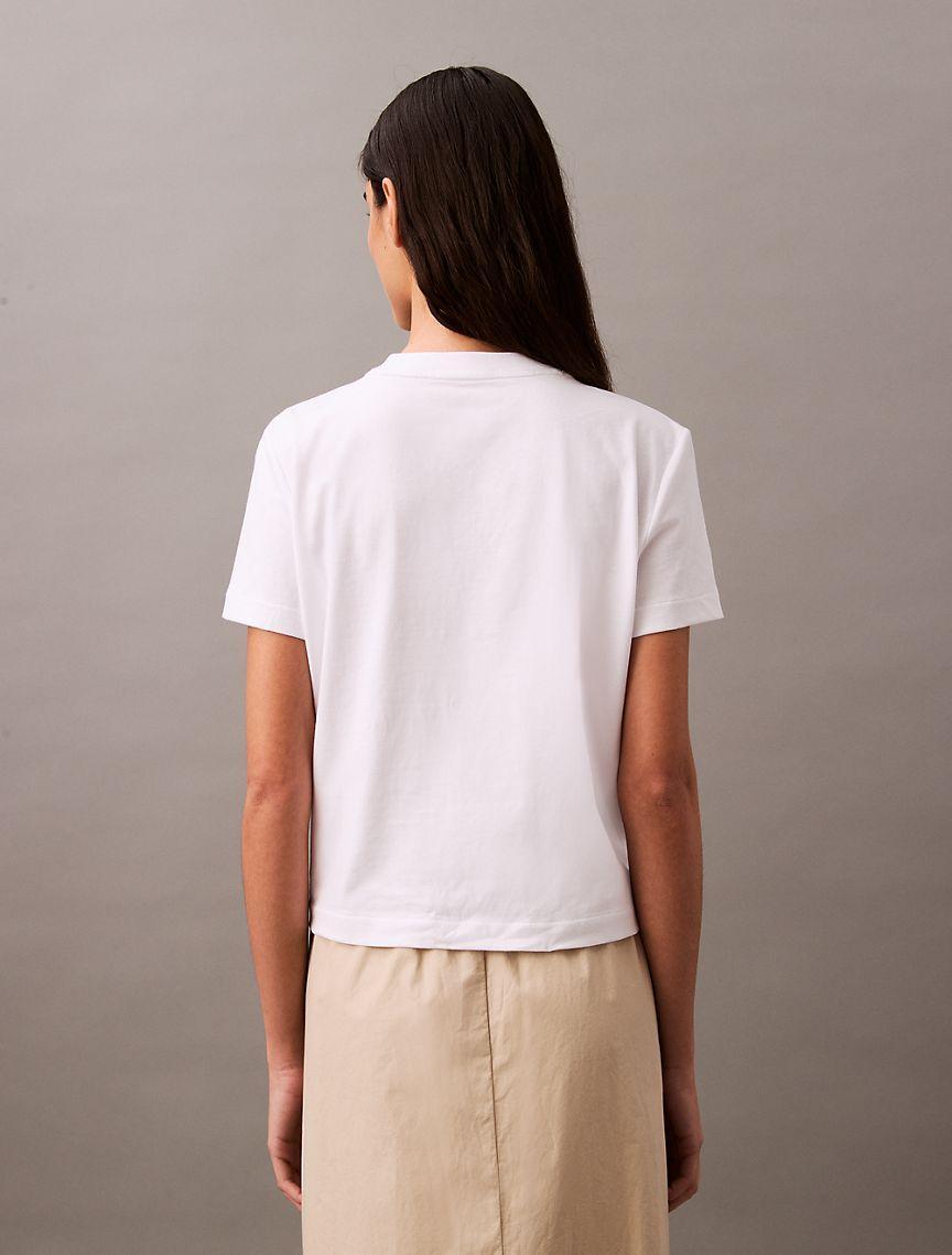 Flocked Logo Graphic Slim T-Shirt Product Image