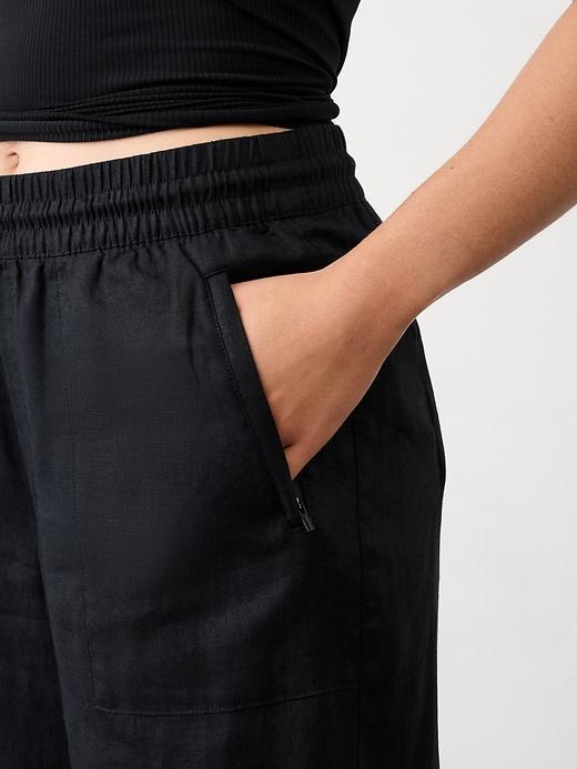 Retreat Linen High Rise Wide Leg Pant Product Image