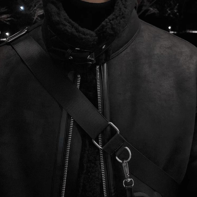 RT No. 11969 SUEDE STAND COLLAR JK Product Image