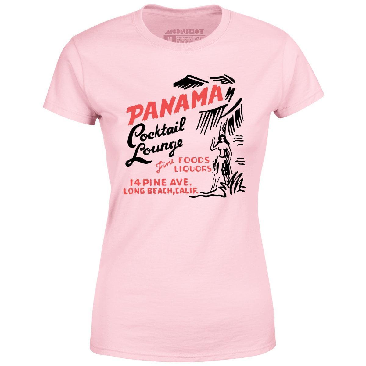 Panama Cocktail Lounge v2 - Long Beach, CA - Vintage Tiki Bar - Women's T-Shirt Female Product Image