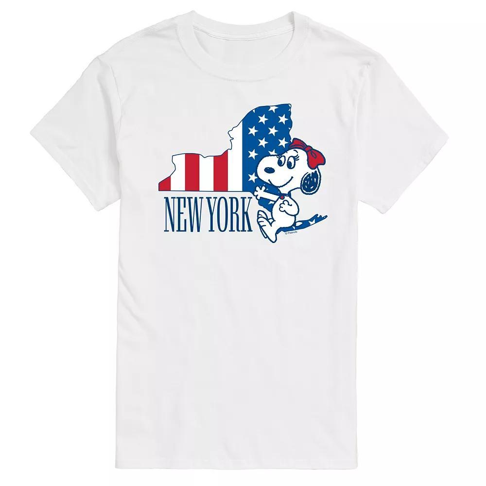 Mens Peanuts Belle New York Americana Graphic Tee Product Image