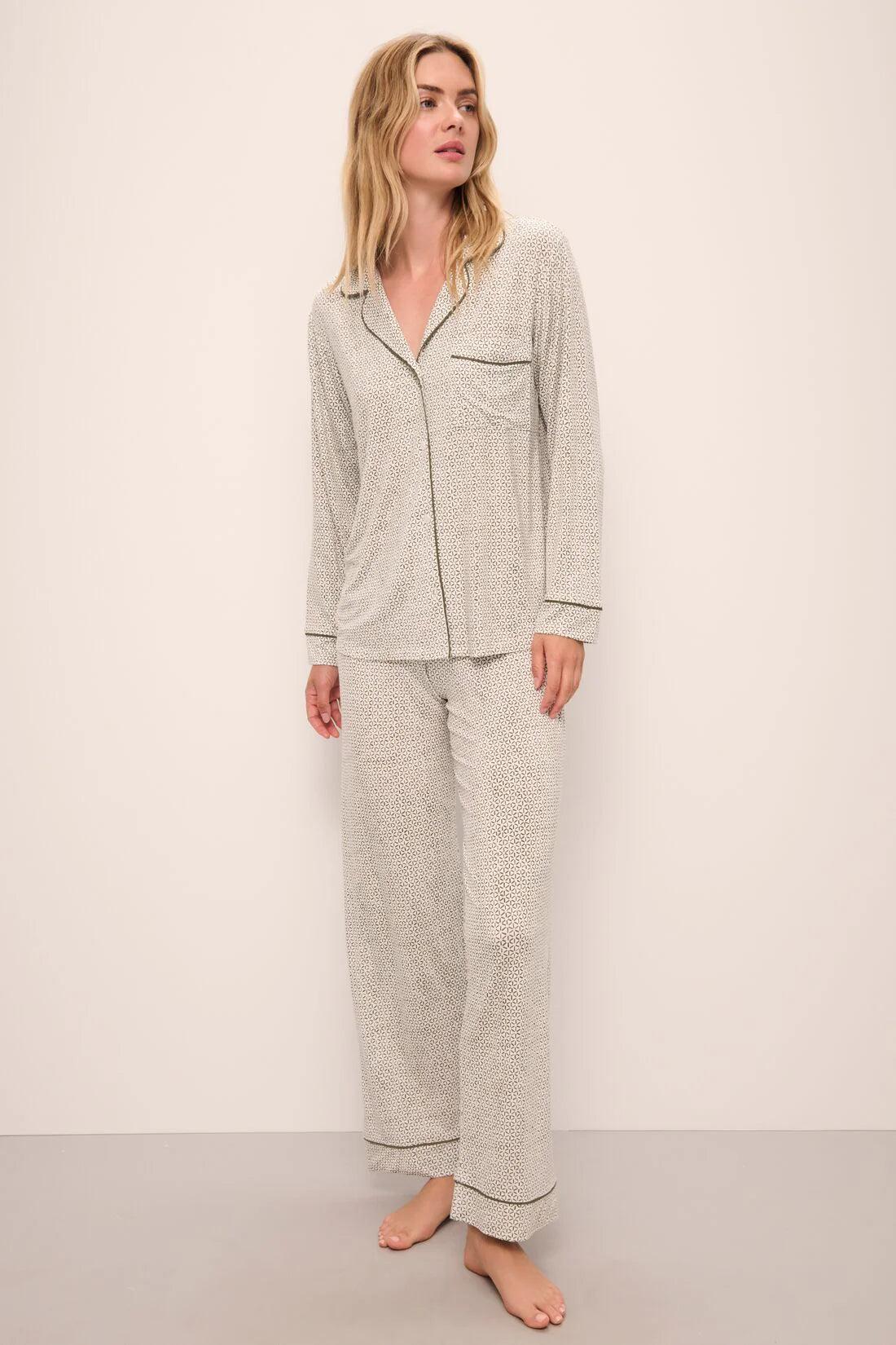 Gisele Printed TENCEL™ Modal Long PJ Set Product Image
