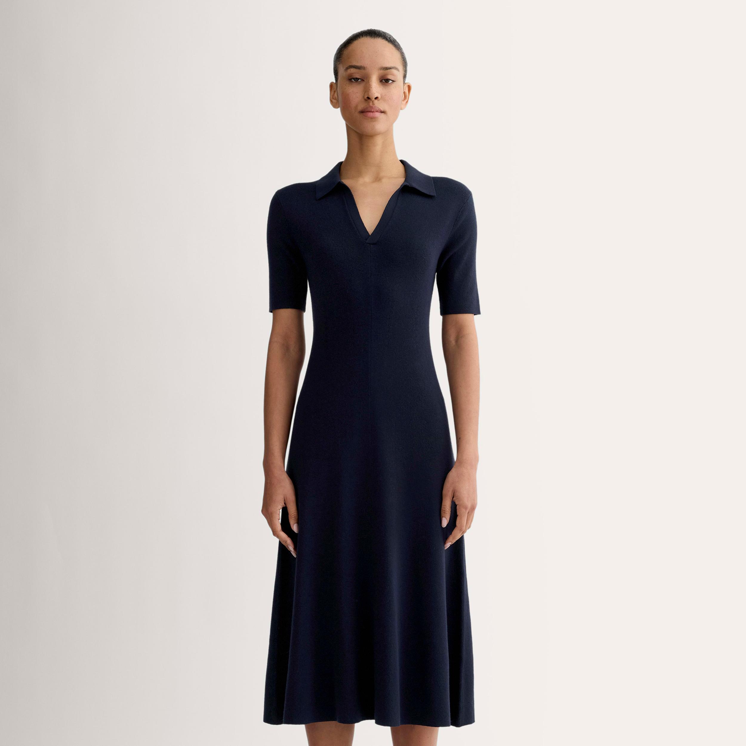 The Knit Polo Dress Product Image