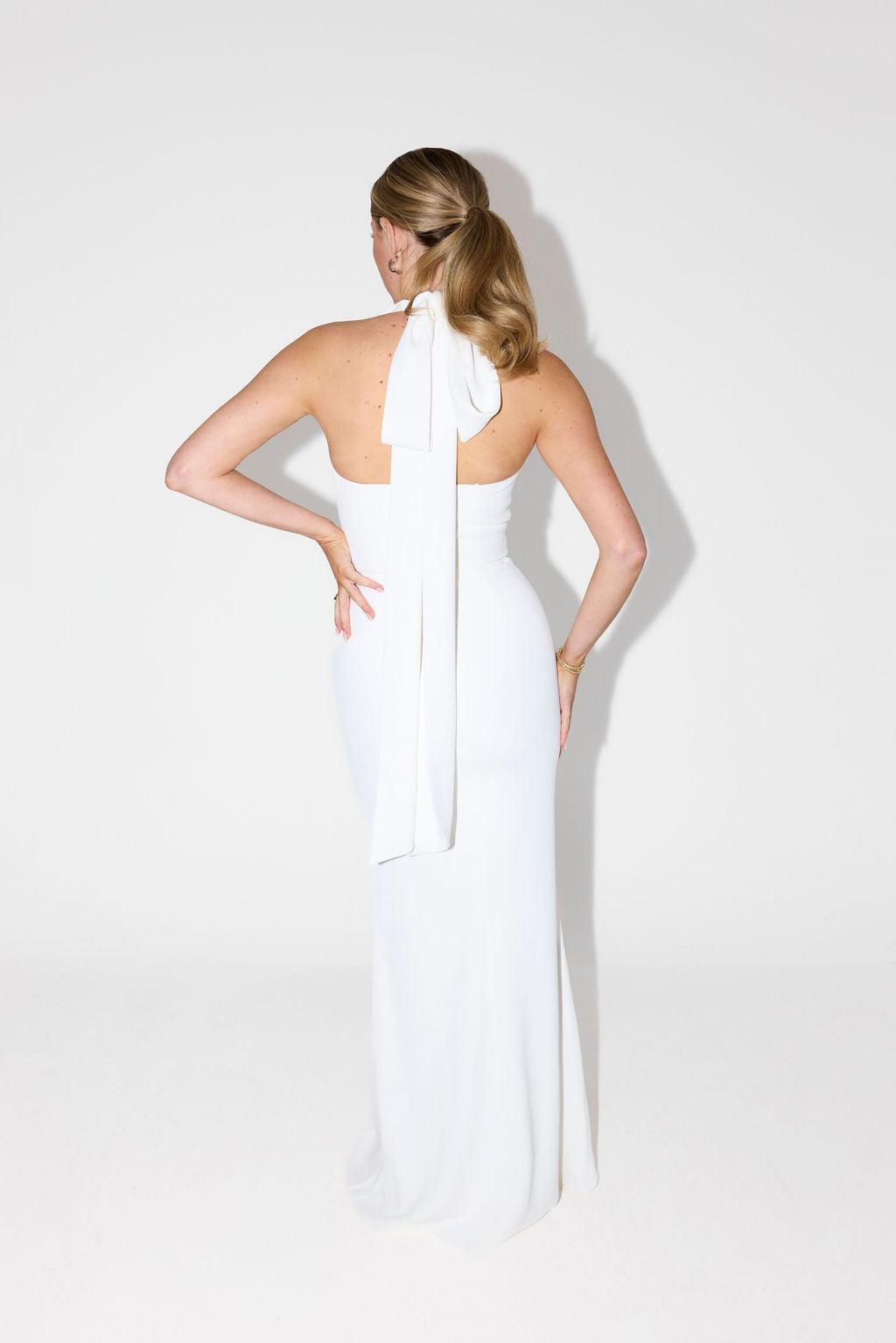 The Ultimate Muse Halter Neck Maxi Dress Product Image