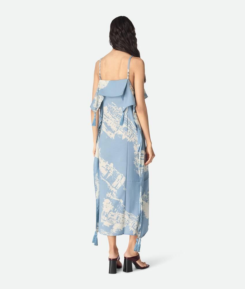 Women's Italian Postcard Dress in Blue/dove Product Image