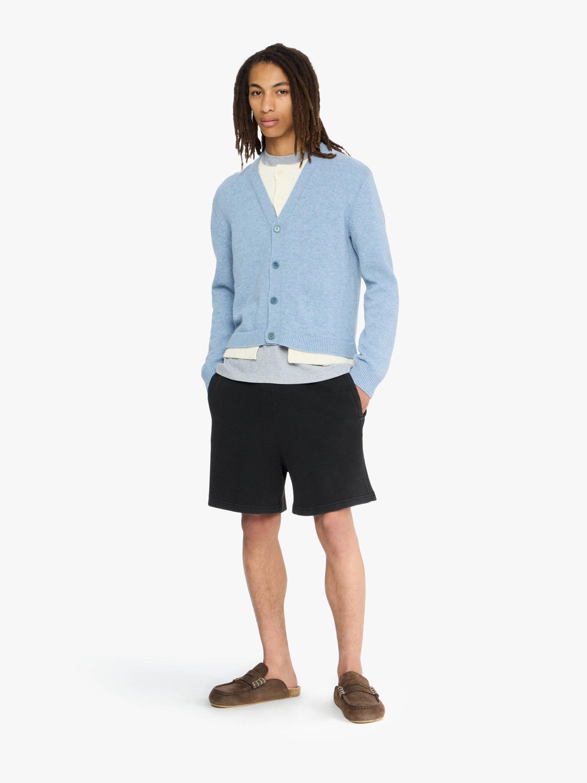 CONTRAST LAYERED CARDIGAN Product Image