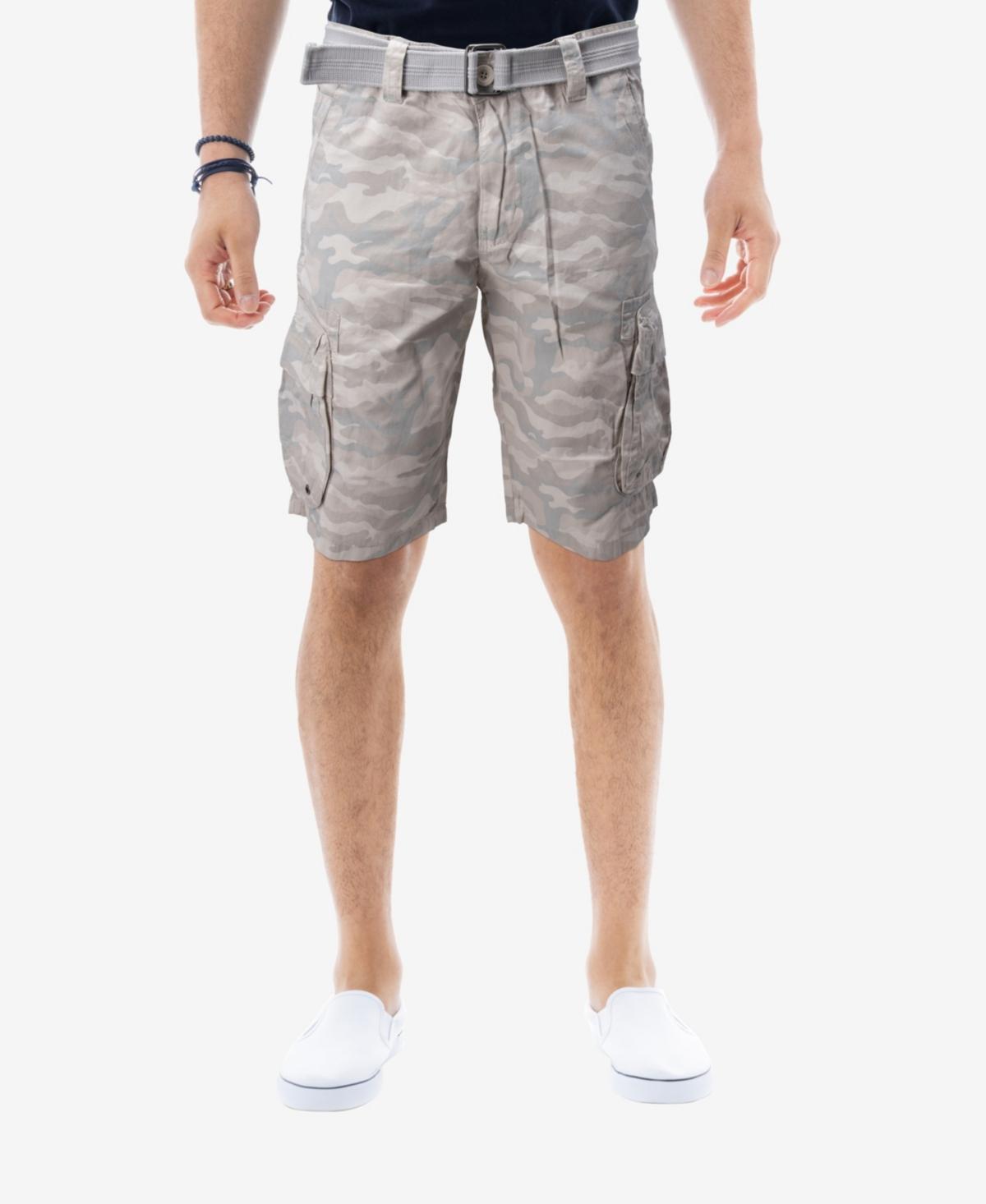 Men's RAW X by Xray Regular-Fit Belted Cargo Shorts, Size: 30, Green Product Image