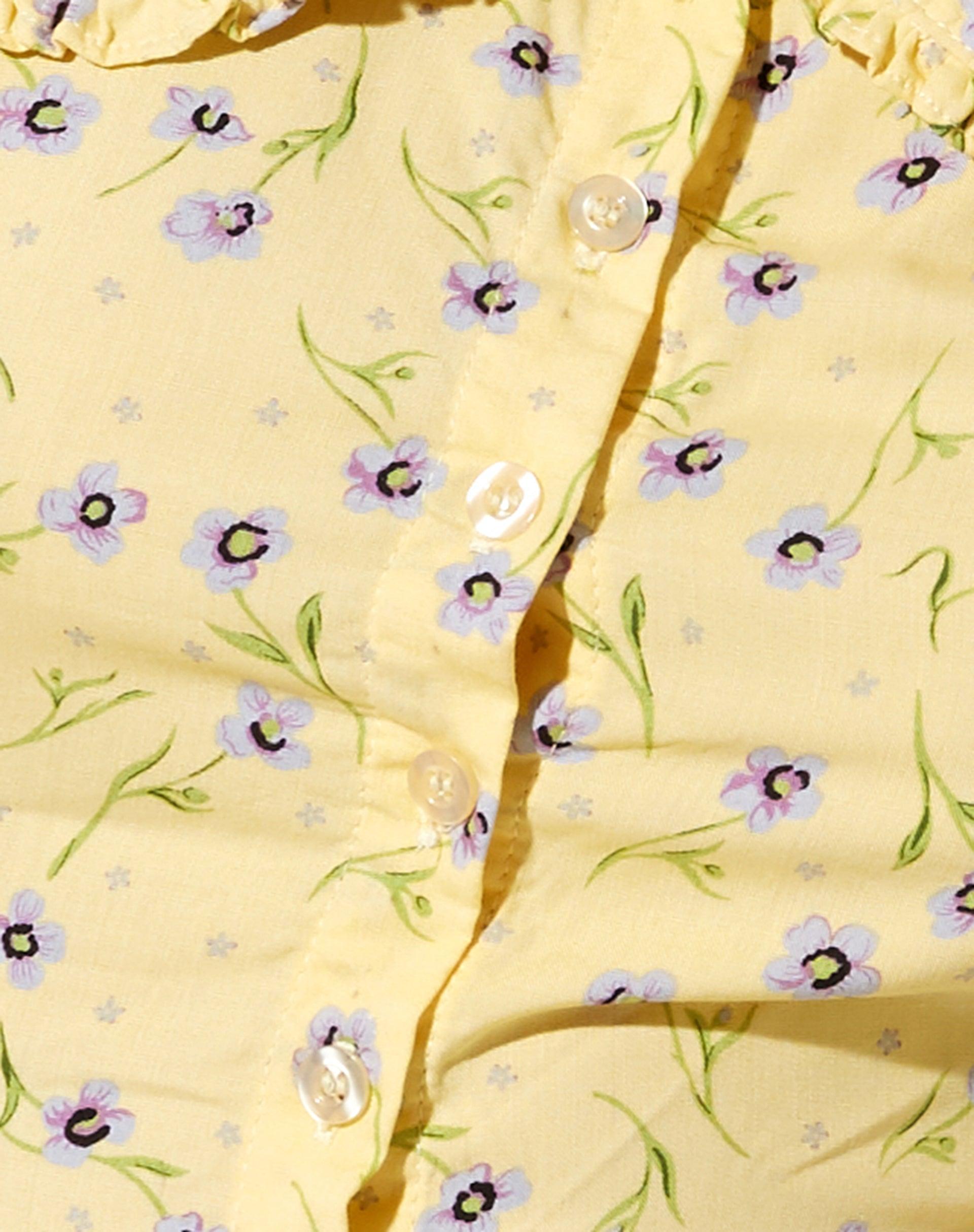 Tucci Top in Wild Flower Lemon Drop Product Image