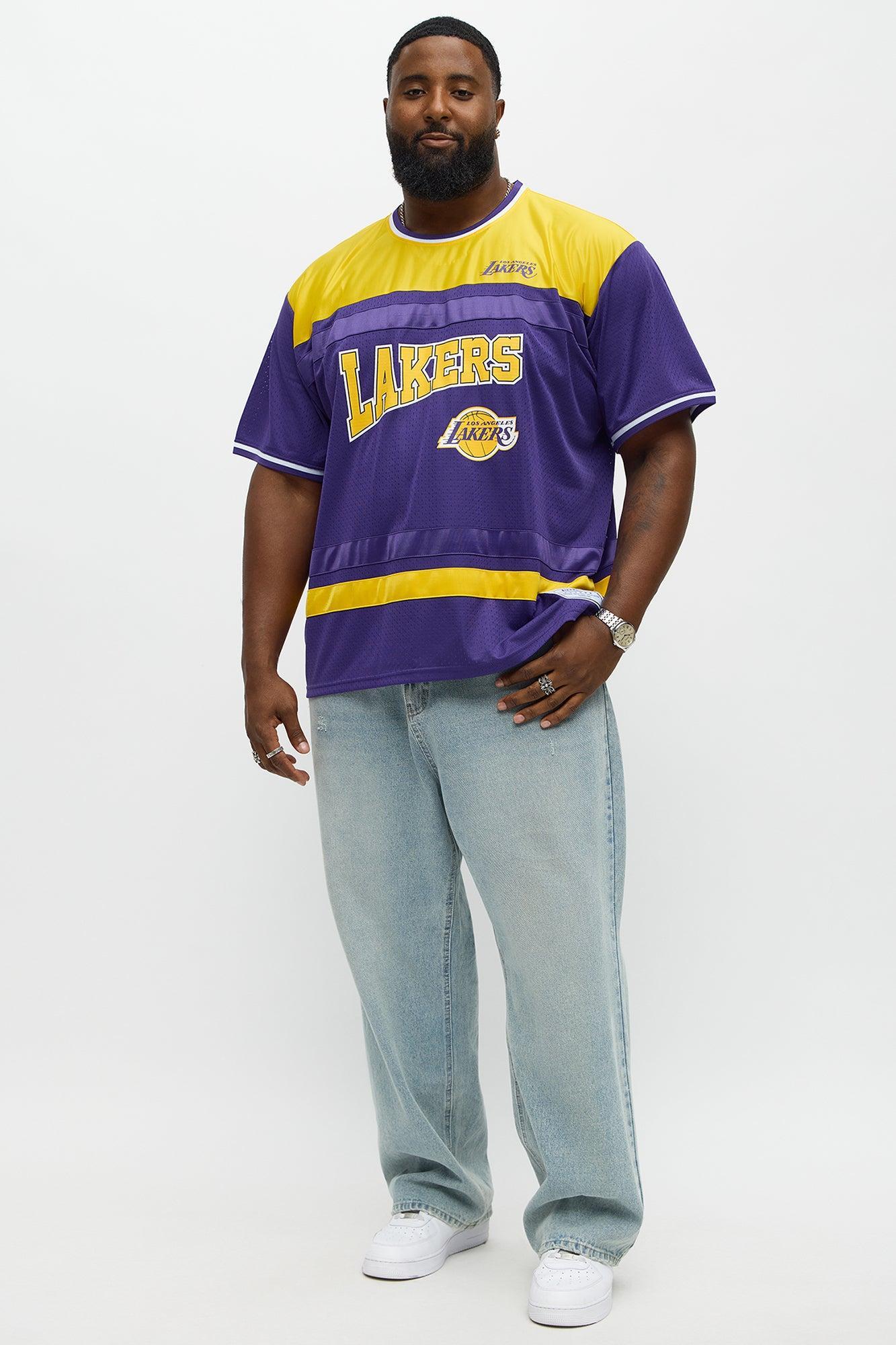 Lakers Regular Fit Basketball Tee - Purple Product Image