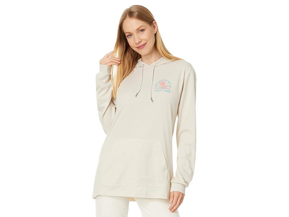 Salty Crew Good Times Hooded Tech Tee (Charcoal) Women's Clothing Product Image