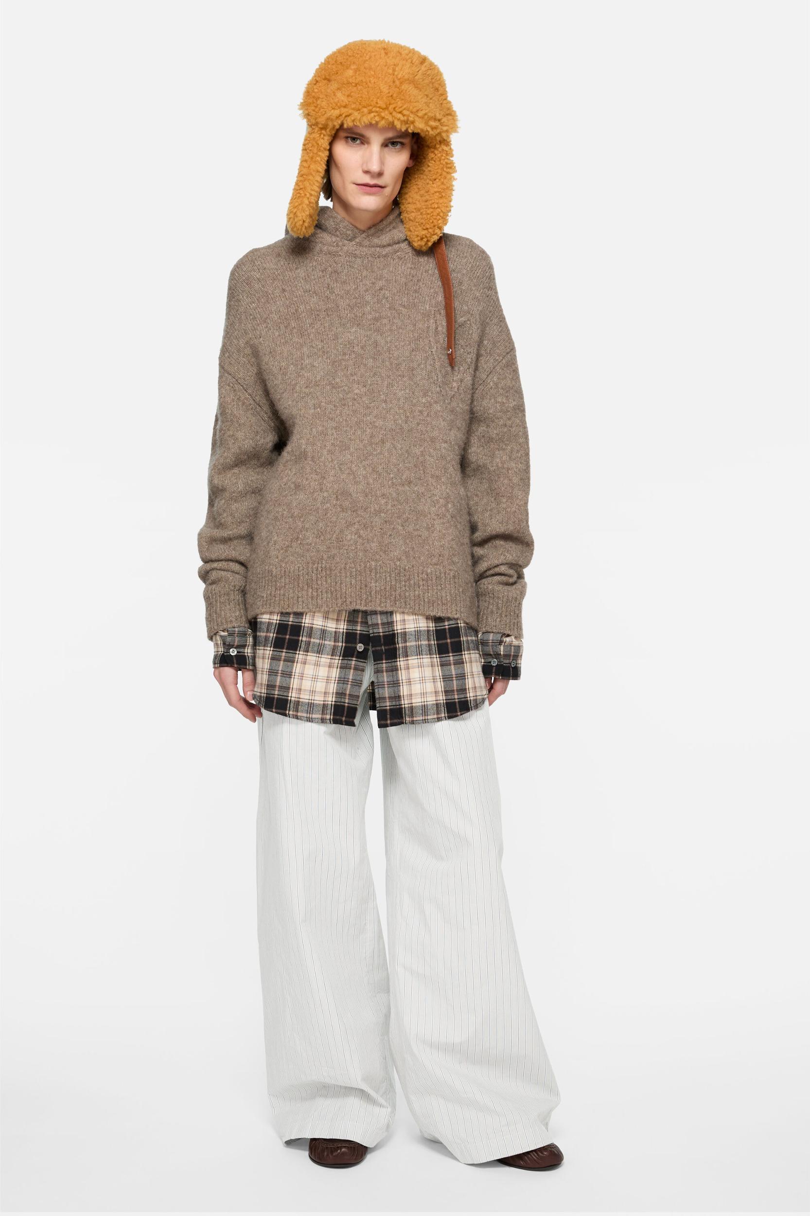 Striped cotton trousers Product Image