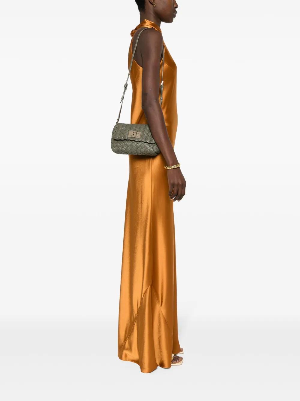 FURLA Gerla Leather Shoulder Bag In Green Product Image