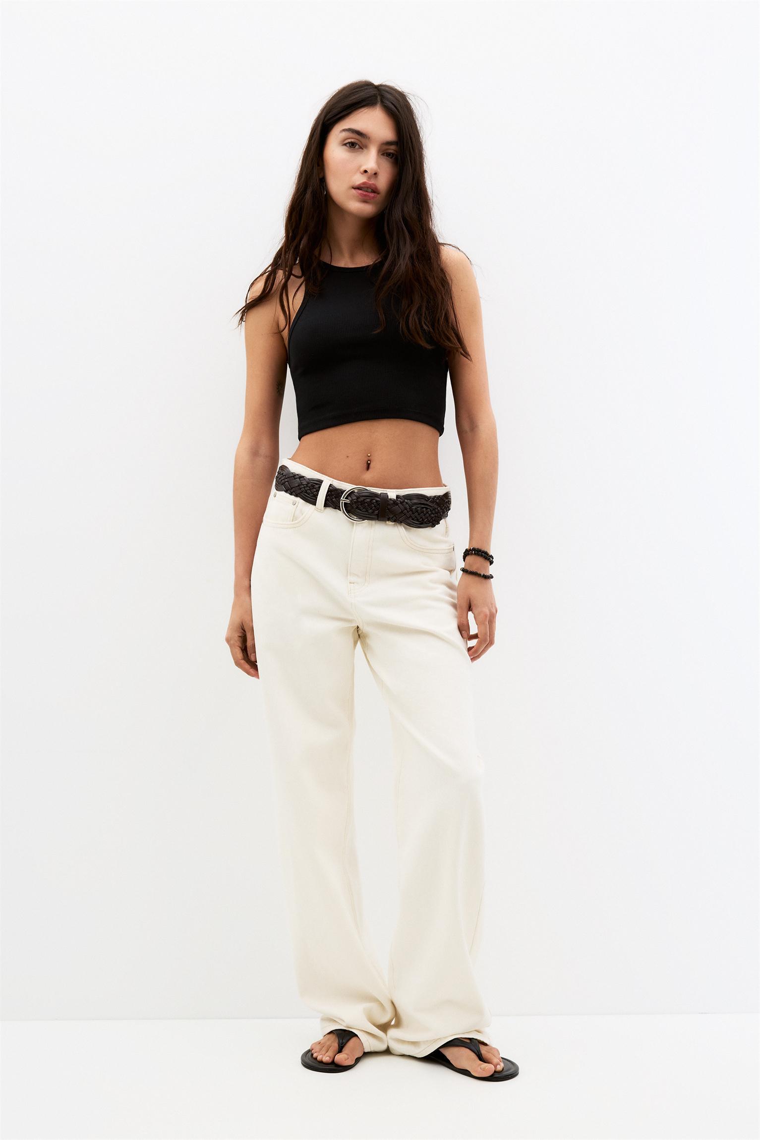 Basic cropped tank top Product Image