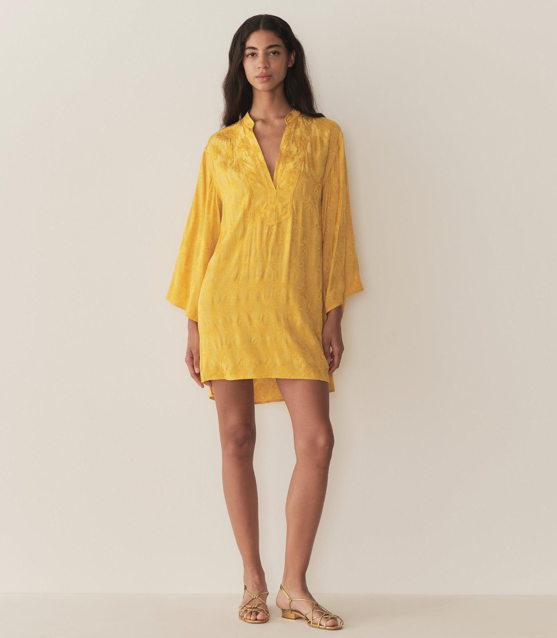 LEONA DRESS -- GILDED MARGUERITE JOLIE Product Image