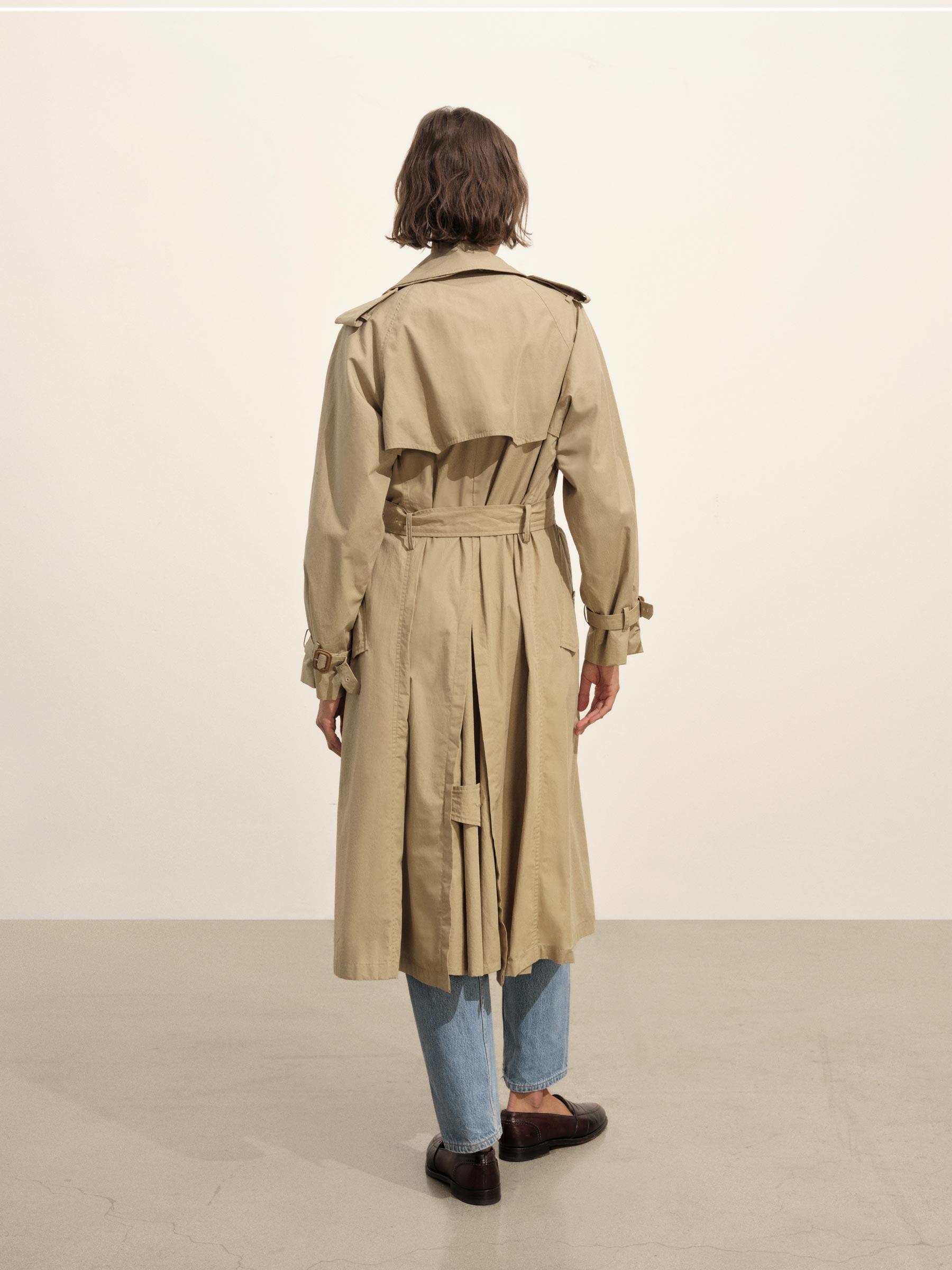 Rockaway Khaki Parachute Poplin Trench Product Image