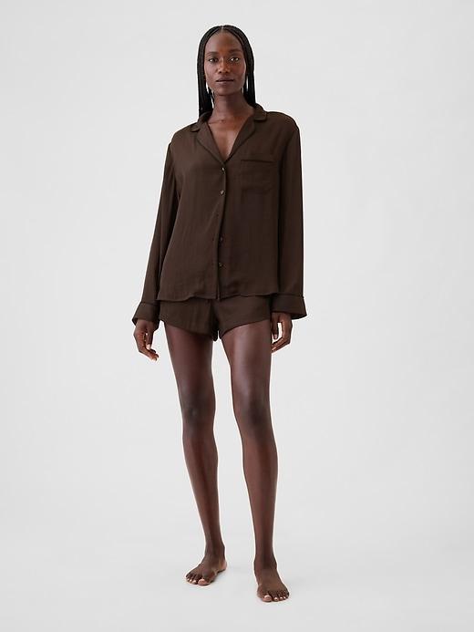 Satin PJ Shorts Product Image