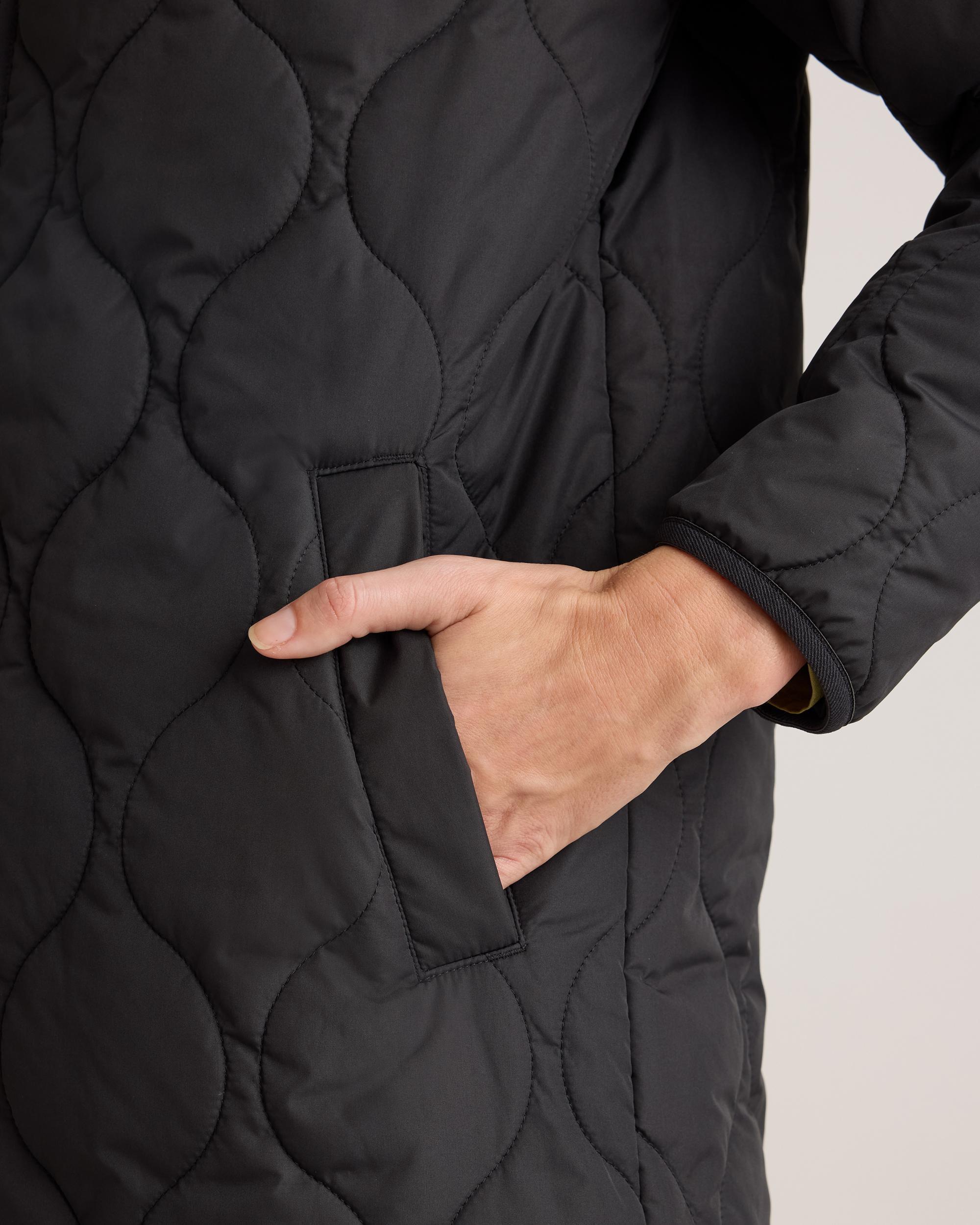 Quince | Women's Featherless Quilted Puffer Long Coat Recycled Polyester Product Image