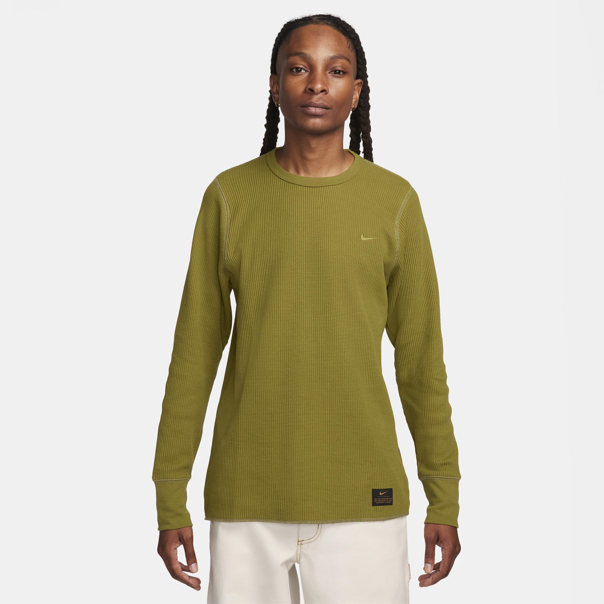 Nike Life Men's Long-Sleeve Heavyweight Waffle Top Product Image