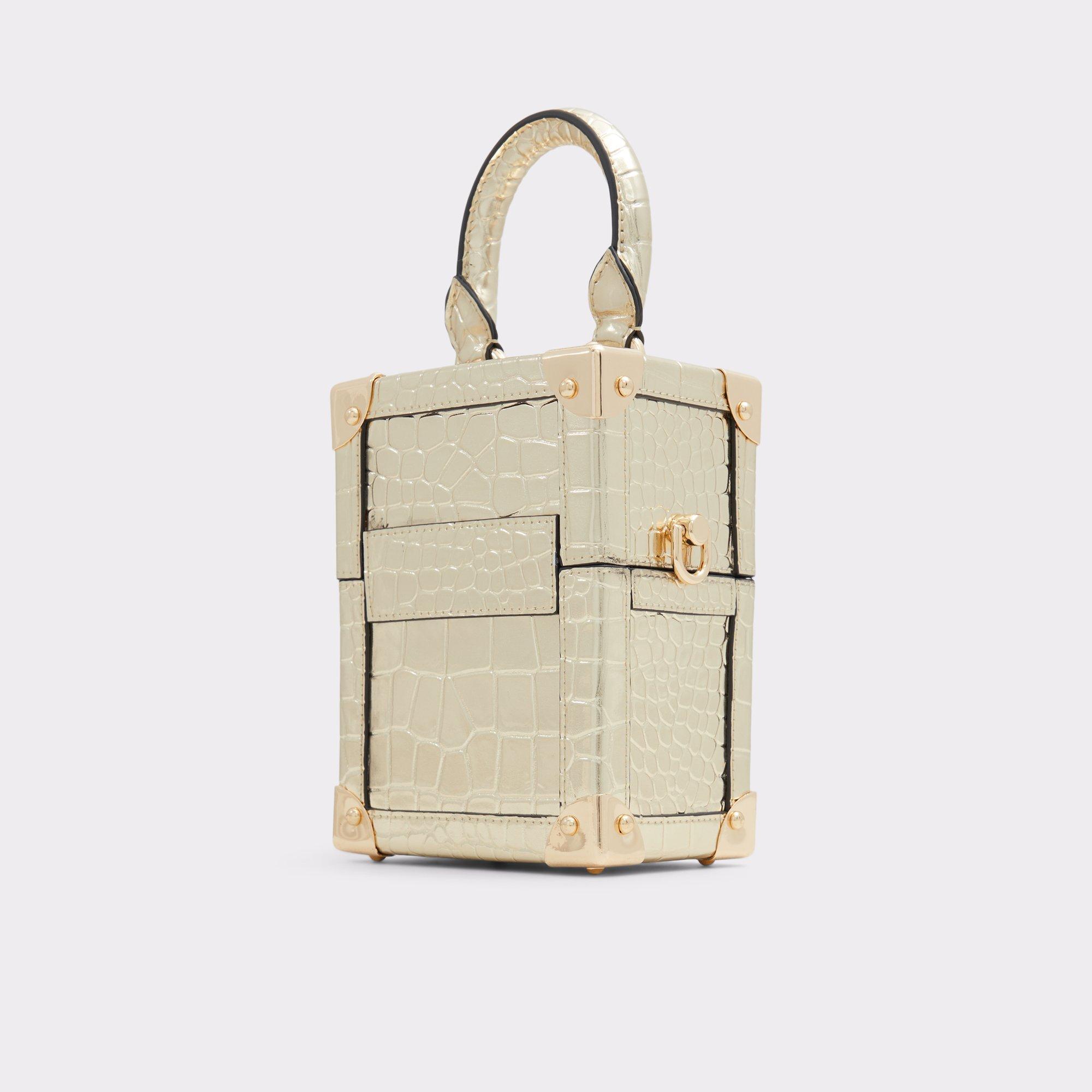 ALDO Zephyrinex - Women's Top Handle Handbag - Gold Product Image