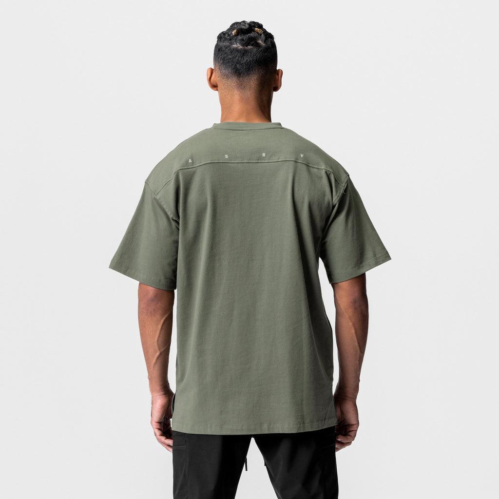 0514. CottonPlus™ Oversized Tee - Olive Product Image