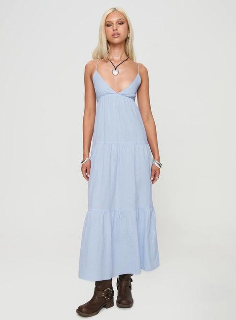 Chelsea Maxi Dress Blue Product Image