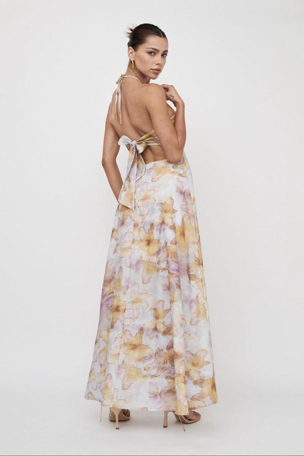 Floral Halter Dress Product Image