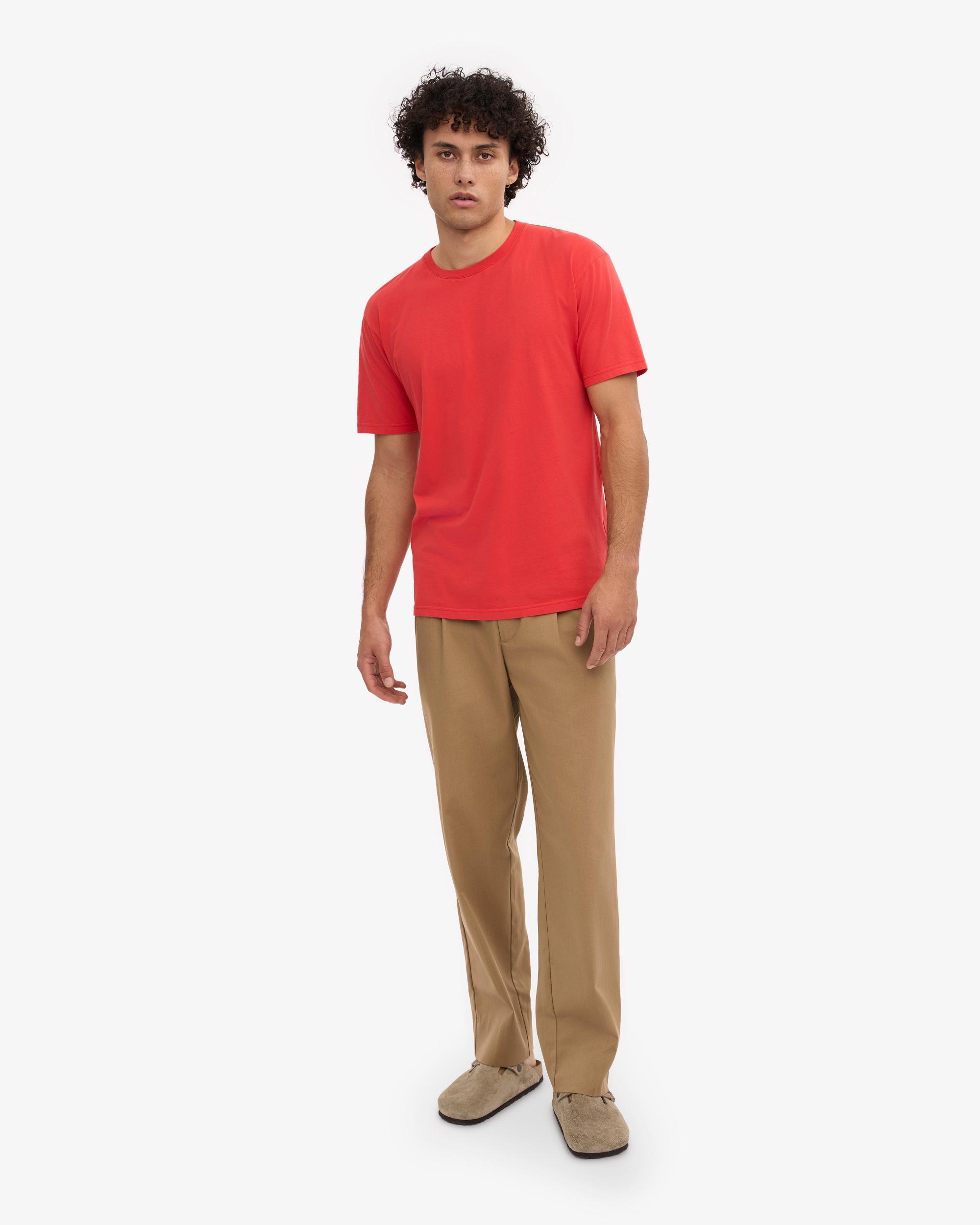 Classic Organic Tee - Red Tangerine Product Image
