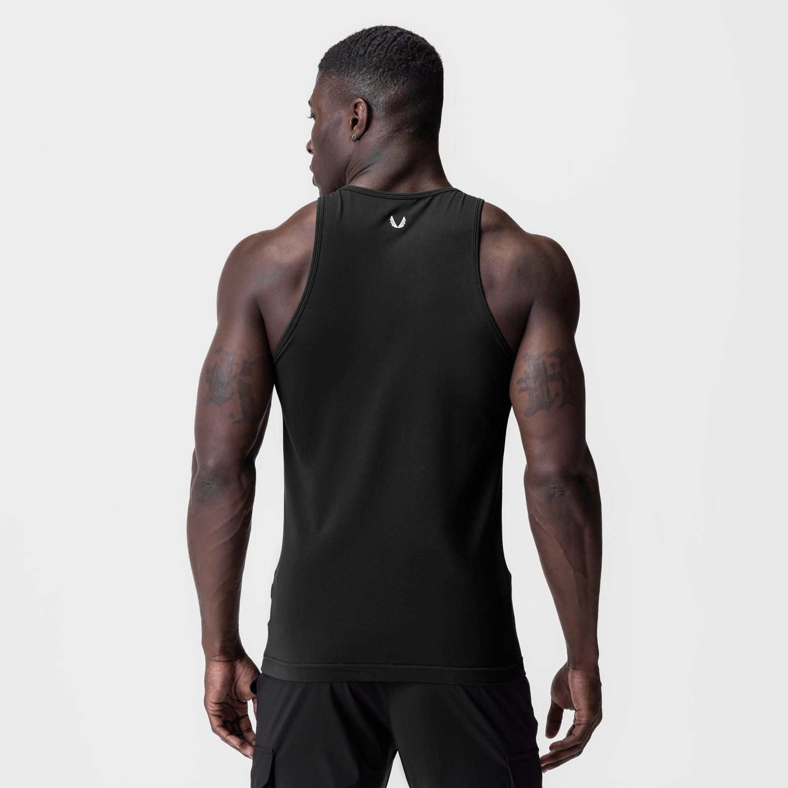 0924. Supima® Essential Slim Tank - Navy Product Image