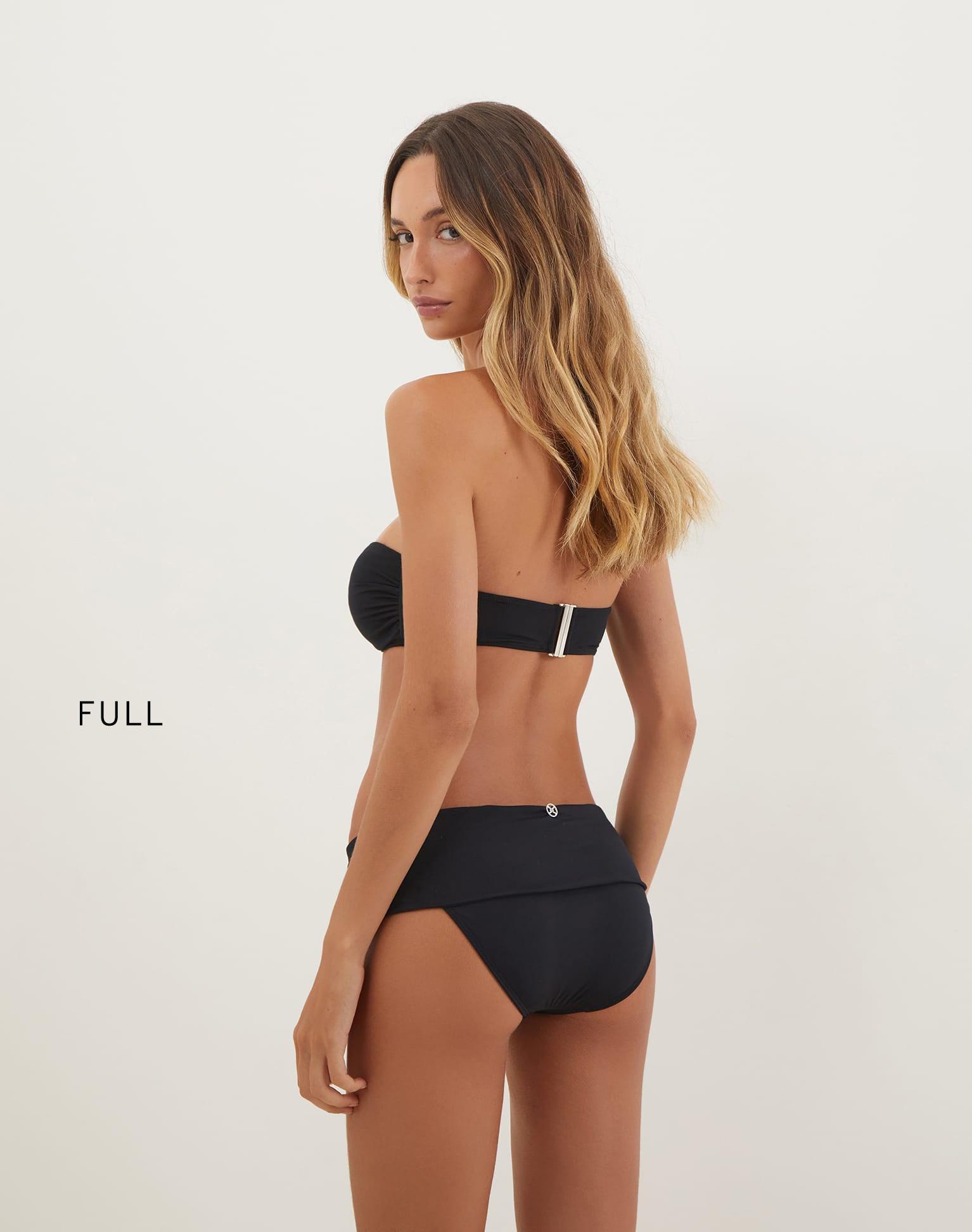 Matte Sama Bandeau Top - Black Product Image