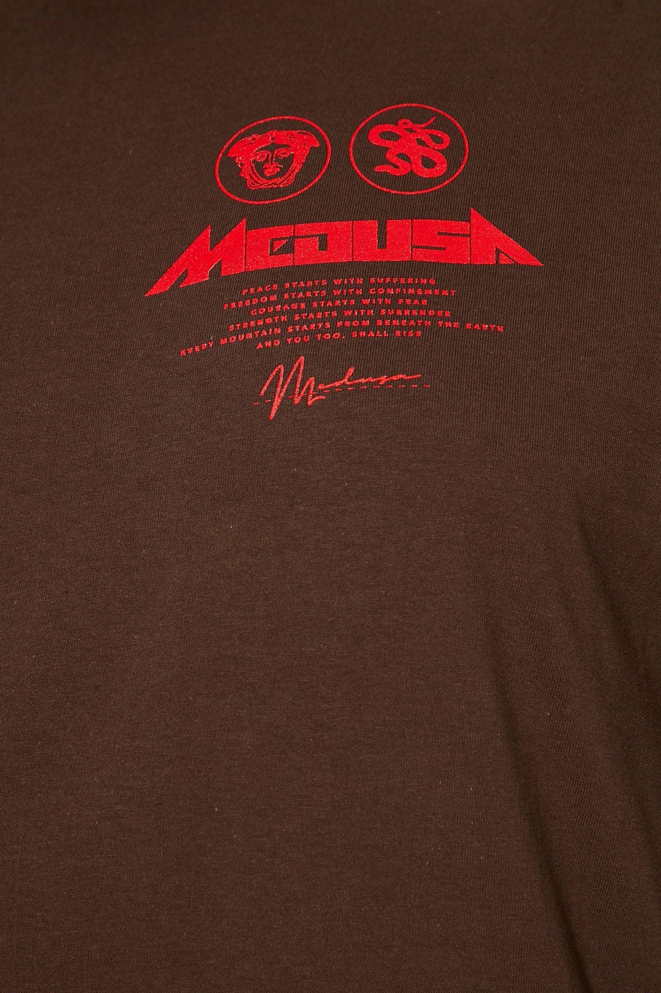 Medusa Short Sleeve Tee - Brown Product Image