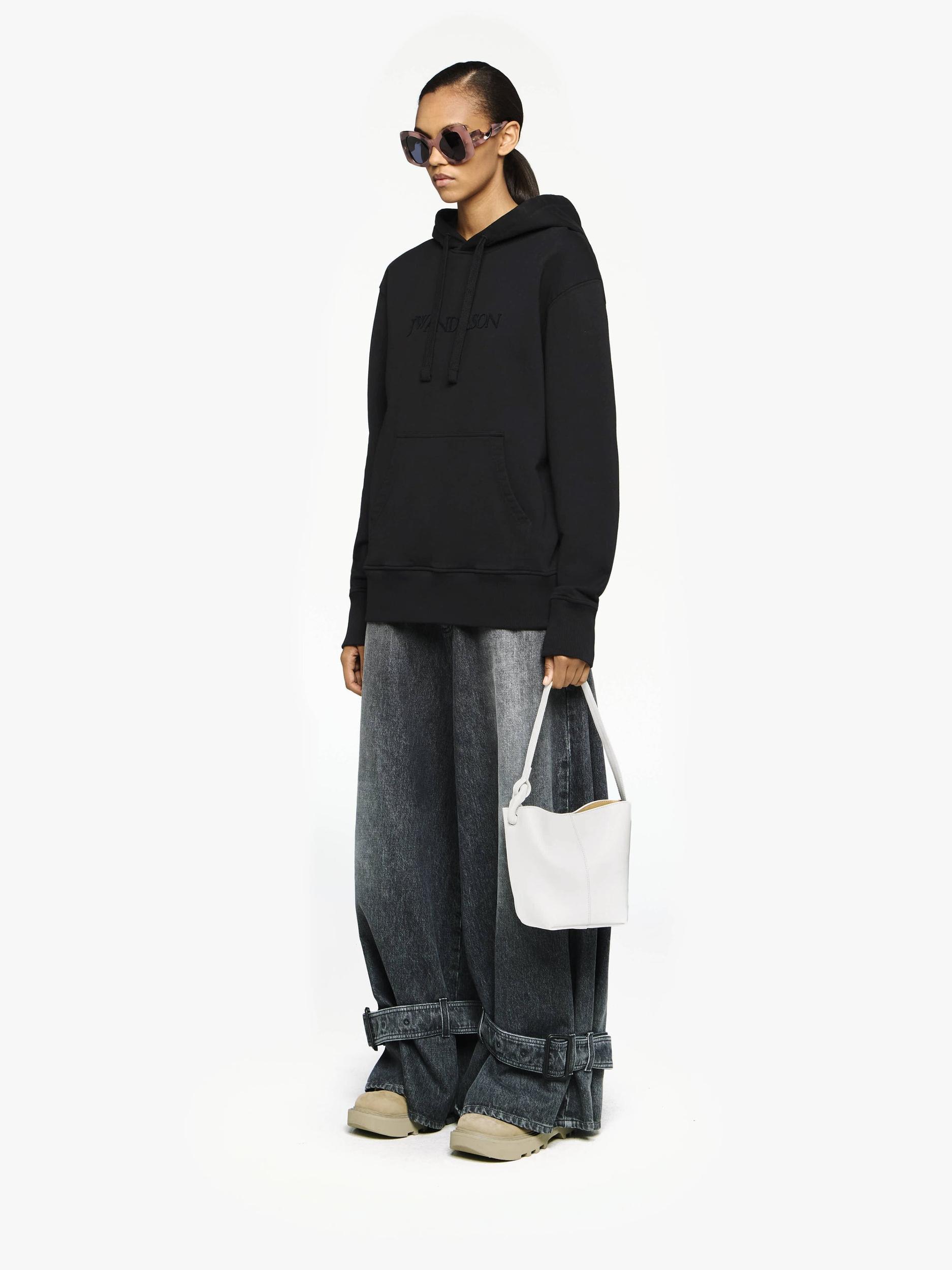 SMALL JWA CORNER BUCKET - LEATHER BUCKET BAG Product Image