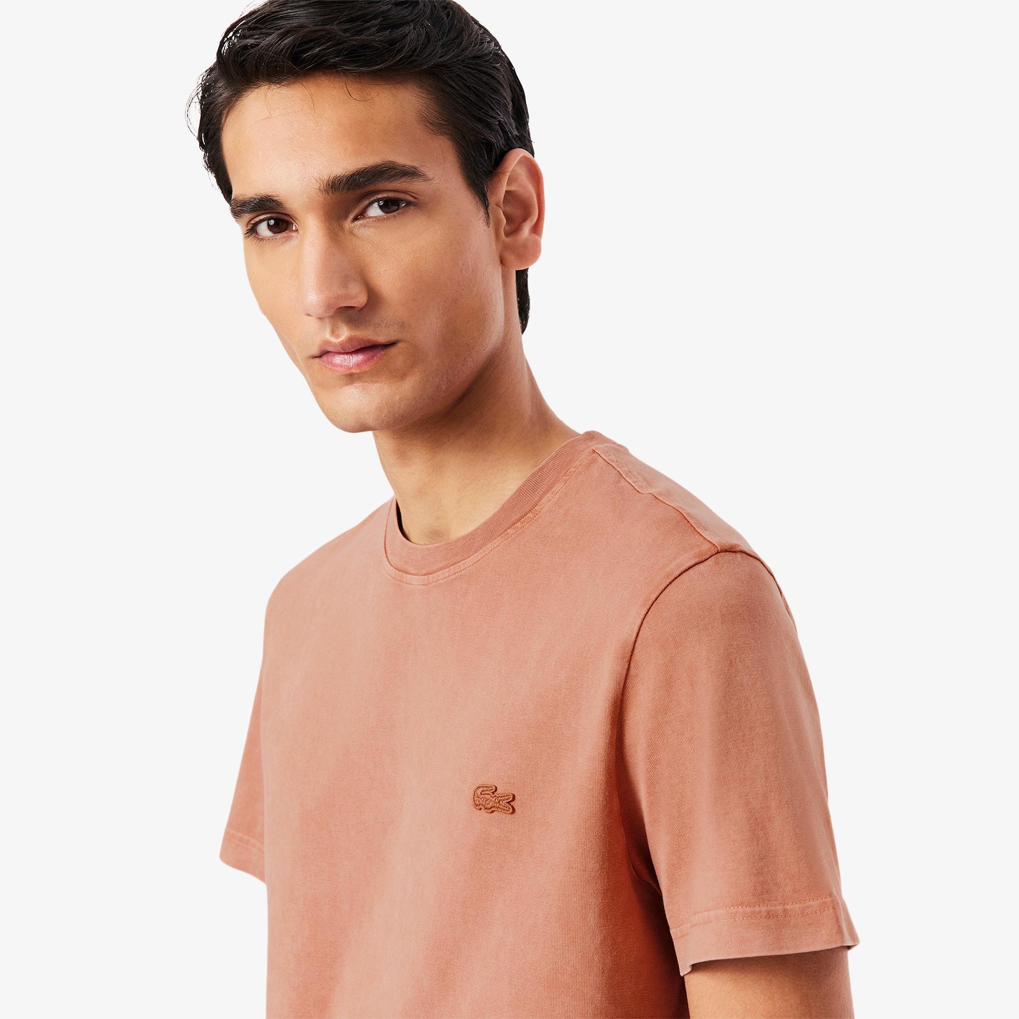 Men's Washed Effect Heavy Jersey T-Shirt Product Image