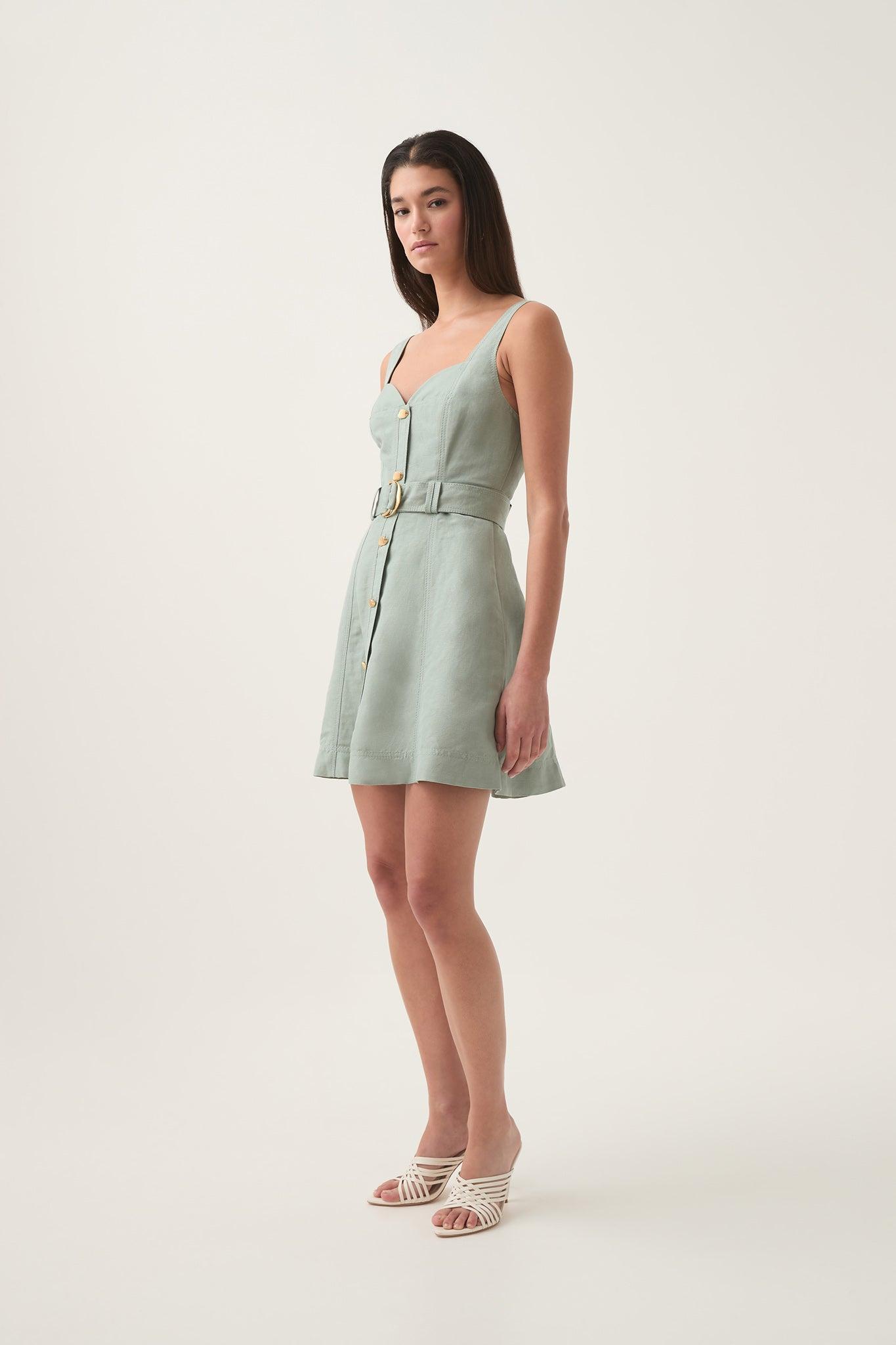 Clay Belted Mini Dress Product Image