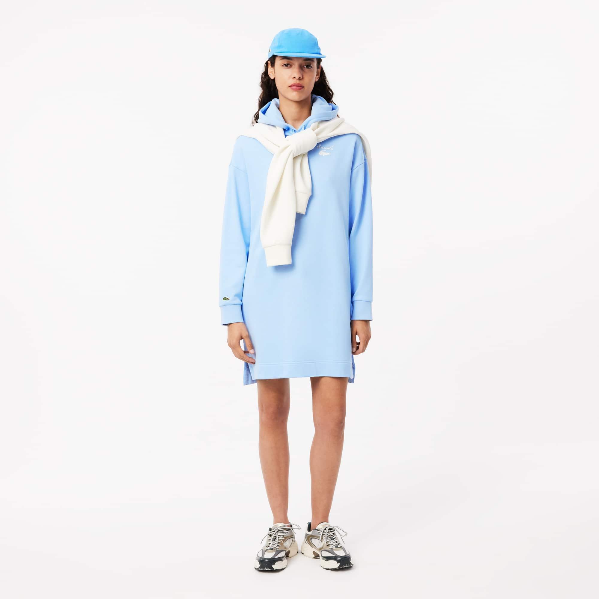 Women's Oversized Fleece Sweatshirt Dress Product Image