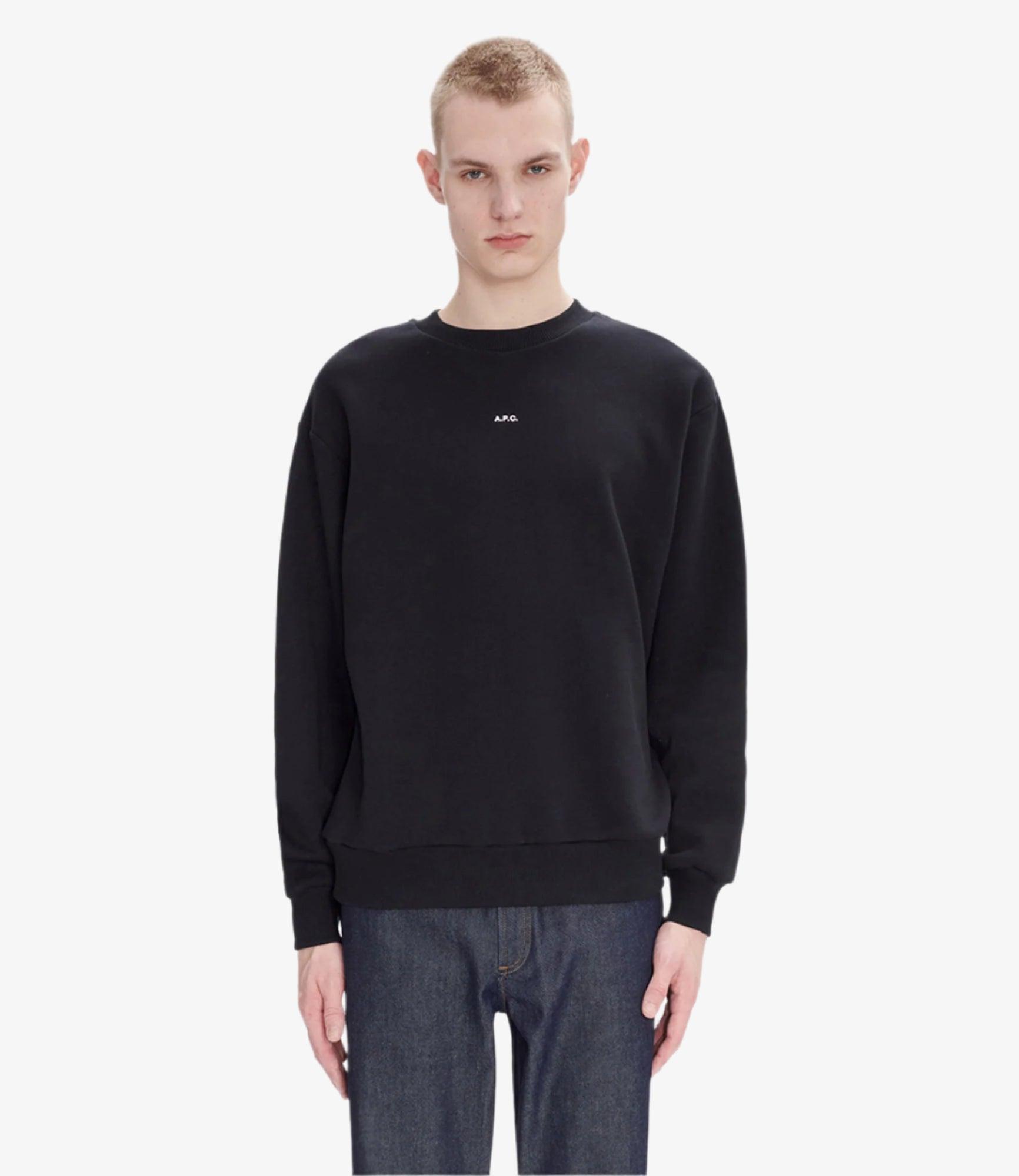 Men's Crewneck Sweater in Silk-Cotton Product Image