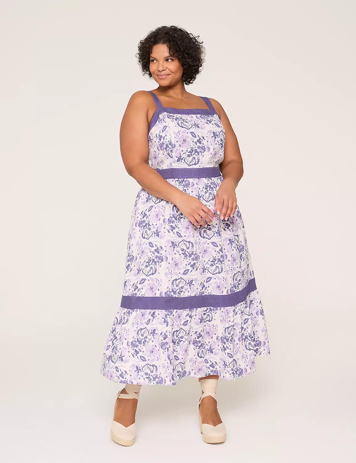Square-Neck Tank Maxi Dress Product Image