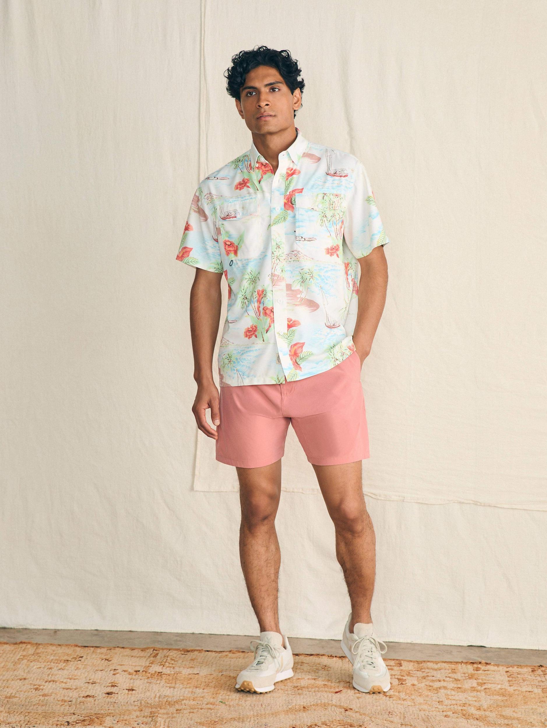 Shorelite Short-Sleeve Tech Shirt - Tropical Breeze Male Product Image
