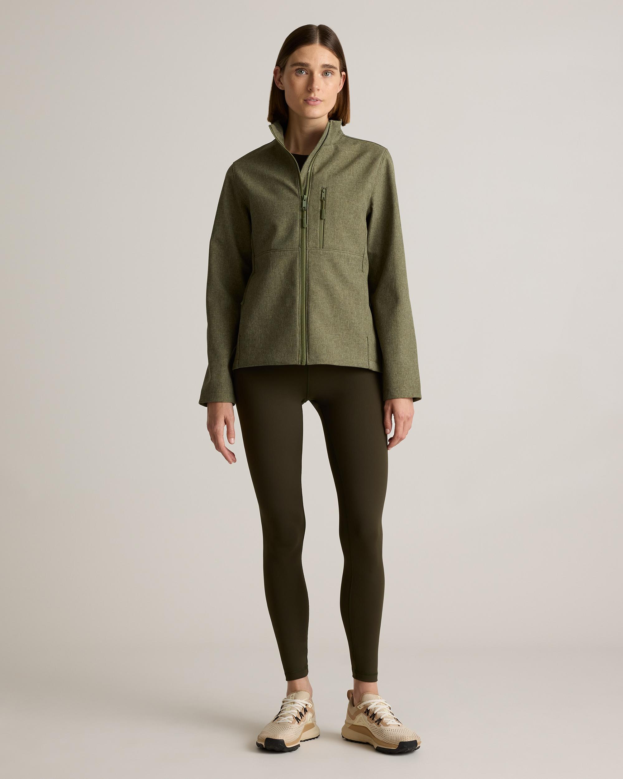 Quince | Women's Softshell Fleece-Lined Full-Zip Jacket Size XS, Recycled Polyester Product Image