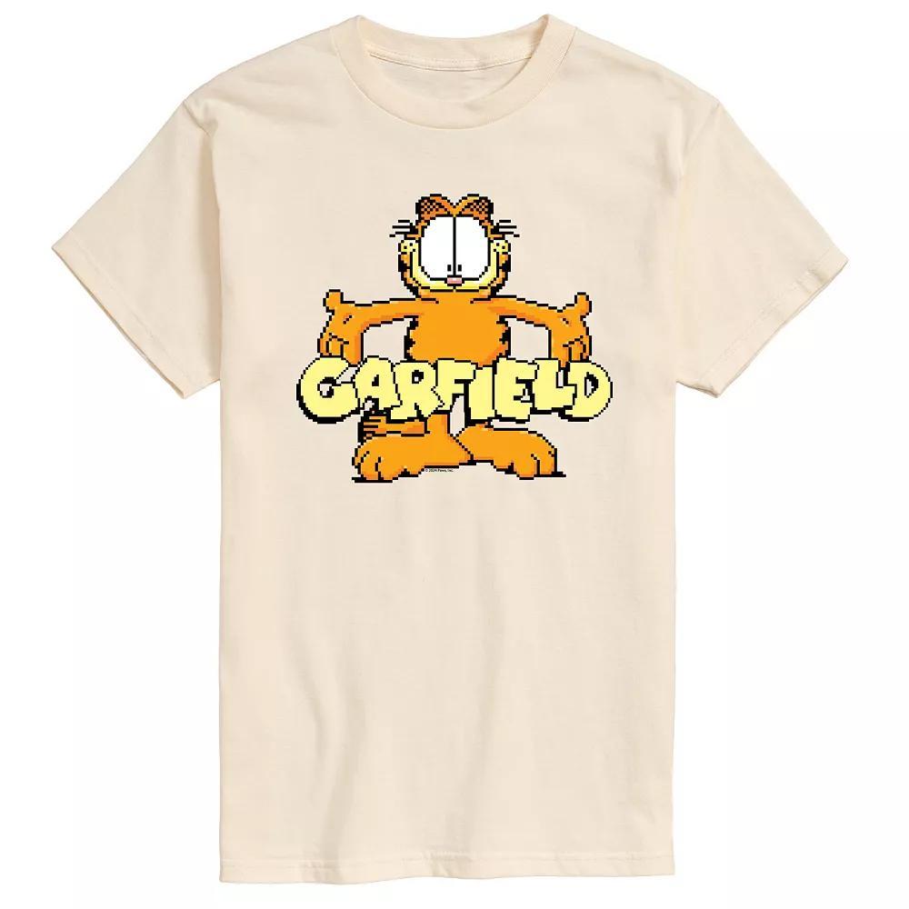 Mens Garfield Standing Logo Graphic Tee Product Image