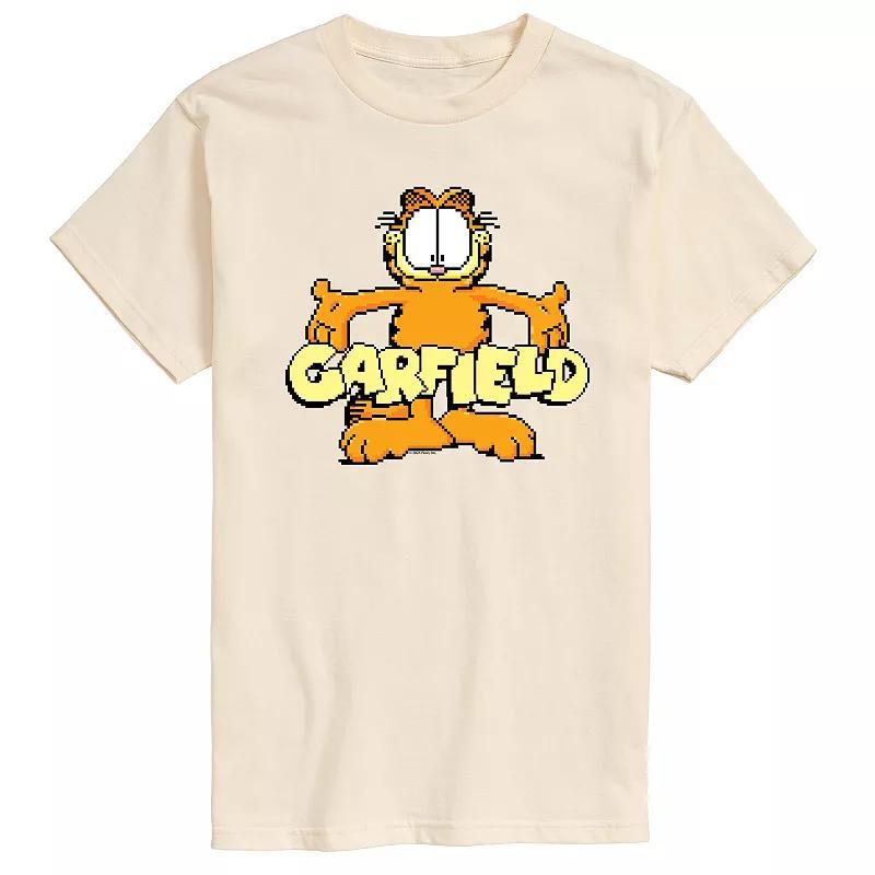 Mens Garfield Standing Logo Graphic Tee Product Image