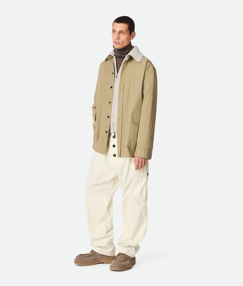 Men's Light Cotton Twill Overshirt in Flint Product Image