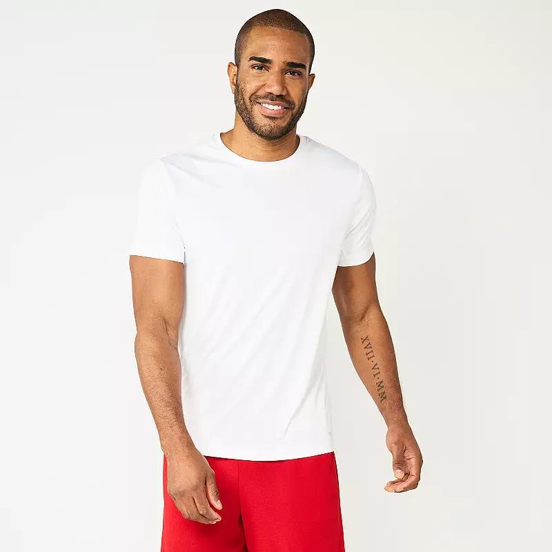 Men's Tek Gear® Dry Tek Tee, Size: Large, Hawk Grey Product Image
