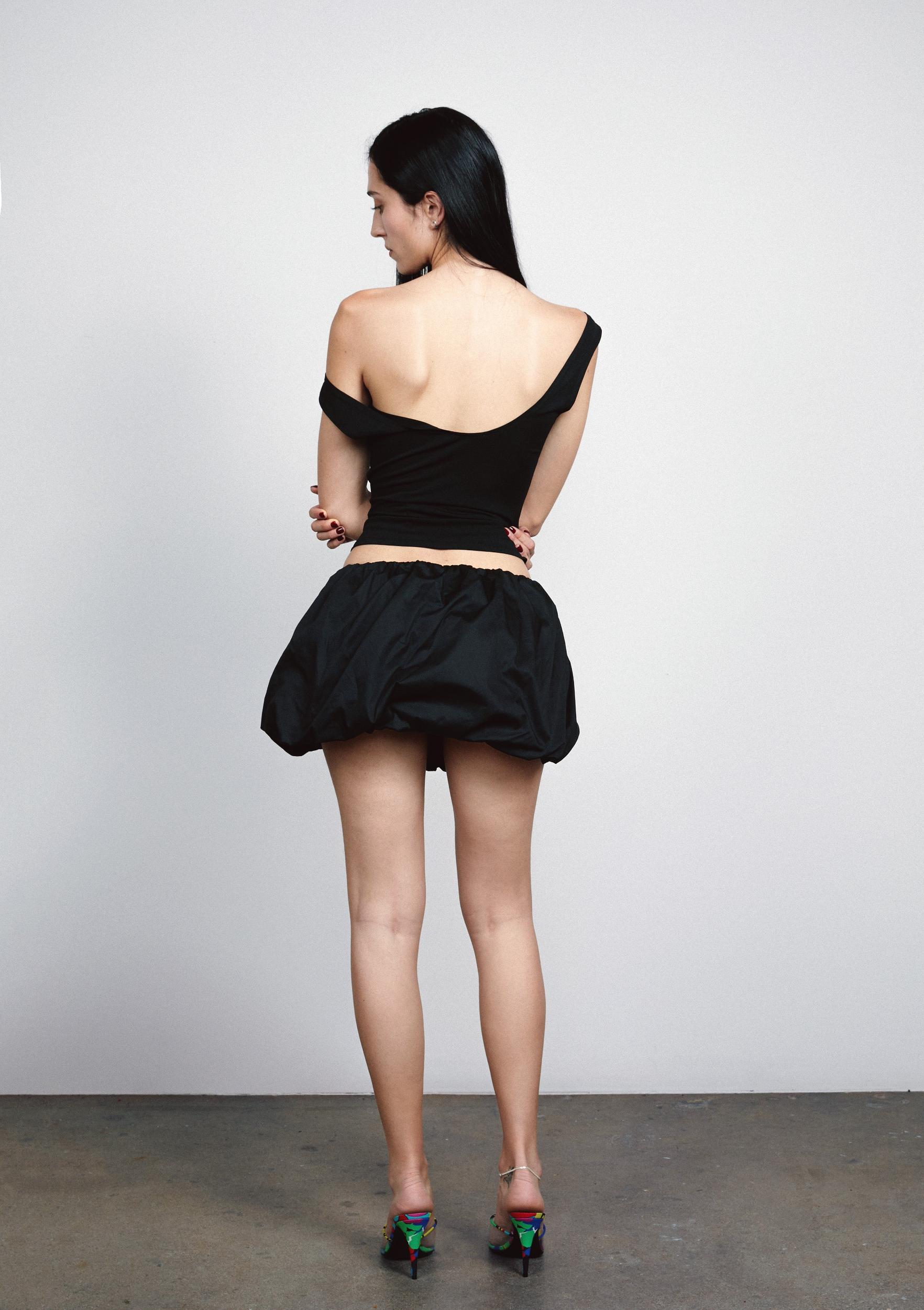 GRACE SKIRT - BLACK Product Image