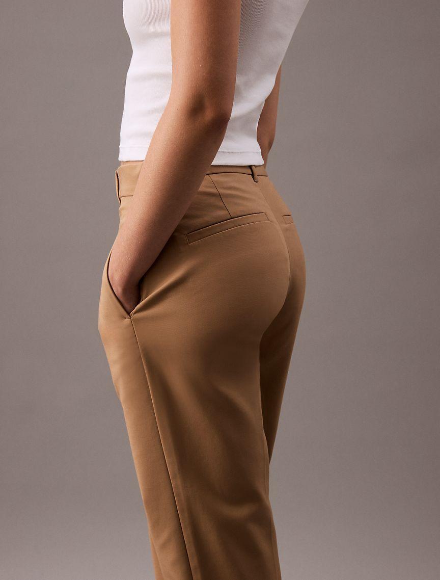 Cotton Stretch Straight Fit Chino Pants Product Image