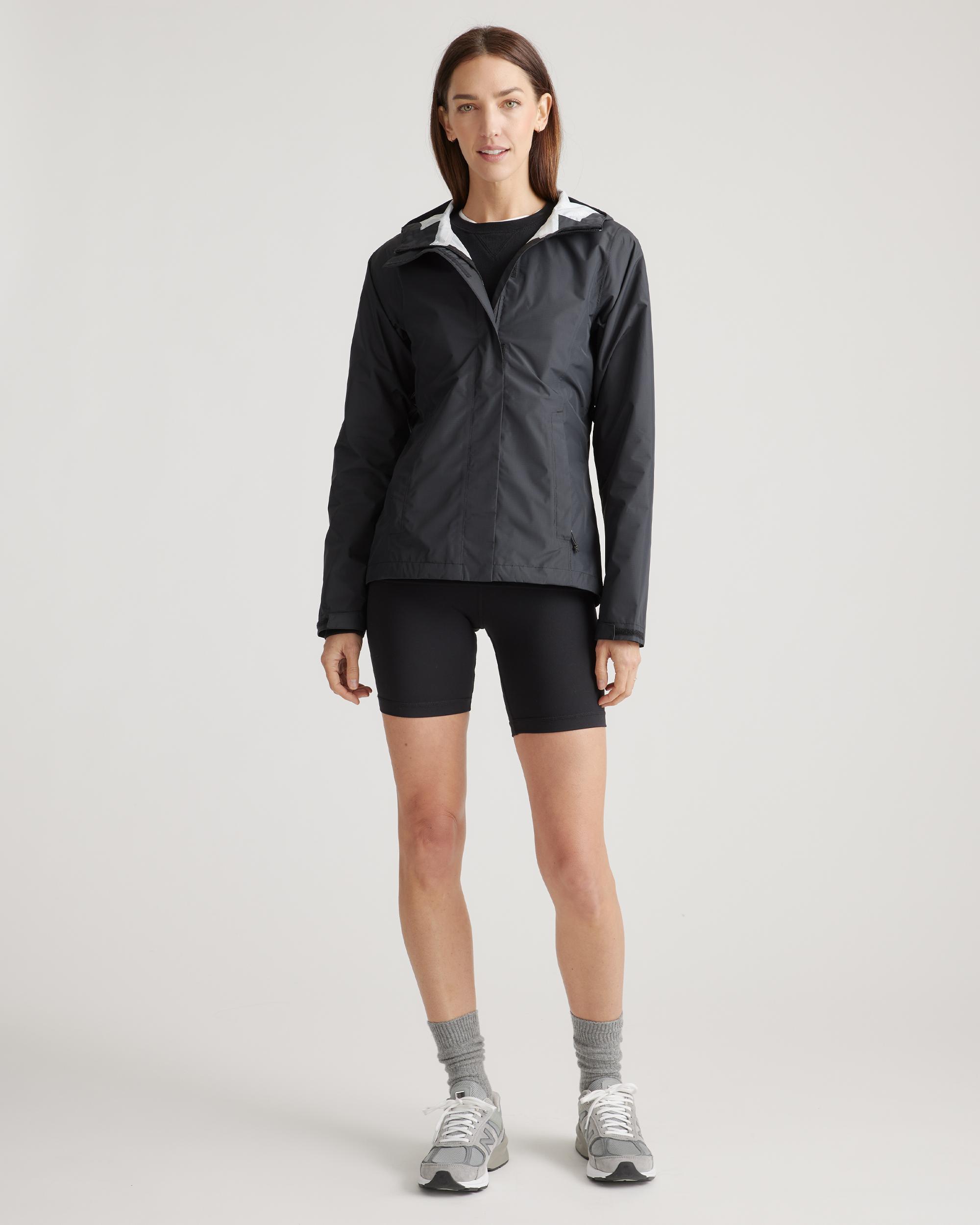 Quince | Women's Weatherproof Short Rain Shell Jacket Polyester/Recycled Polyester Blend Product Image