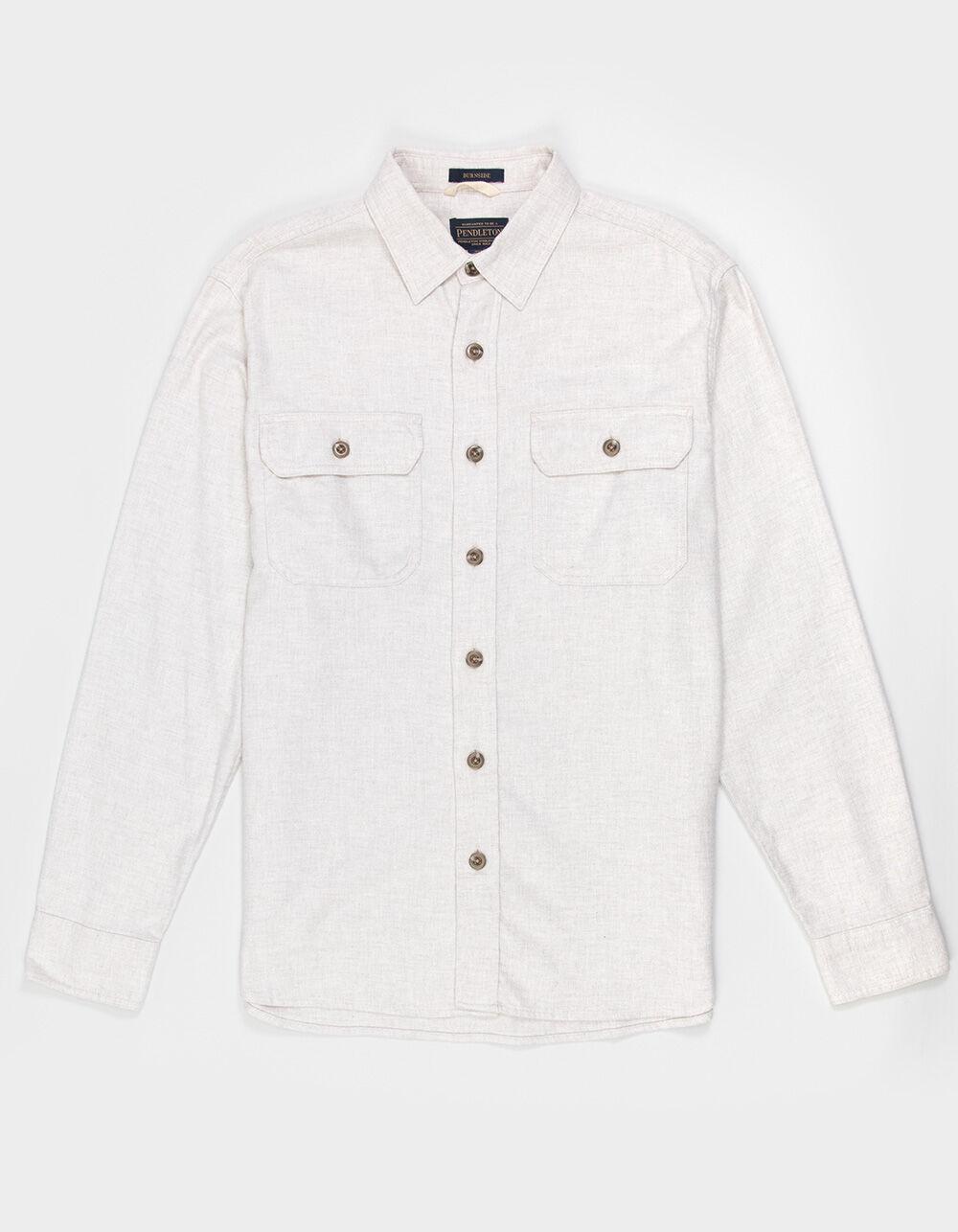 PENDLETON Burnside Mens Flannel - TAN Product Image